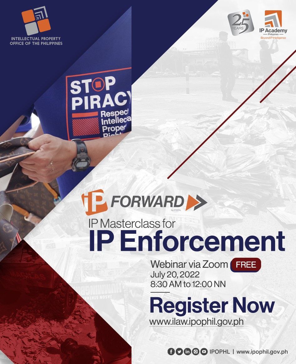 IP Forward>>IP Masterclass for Enforcement