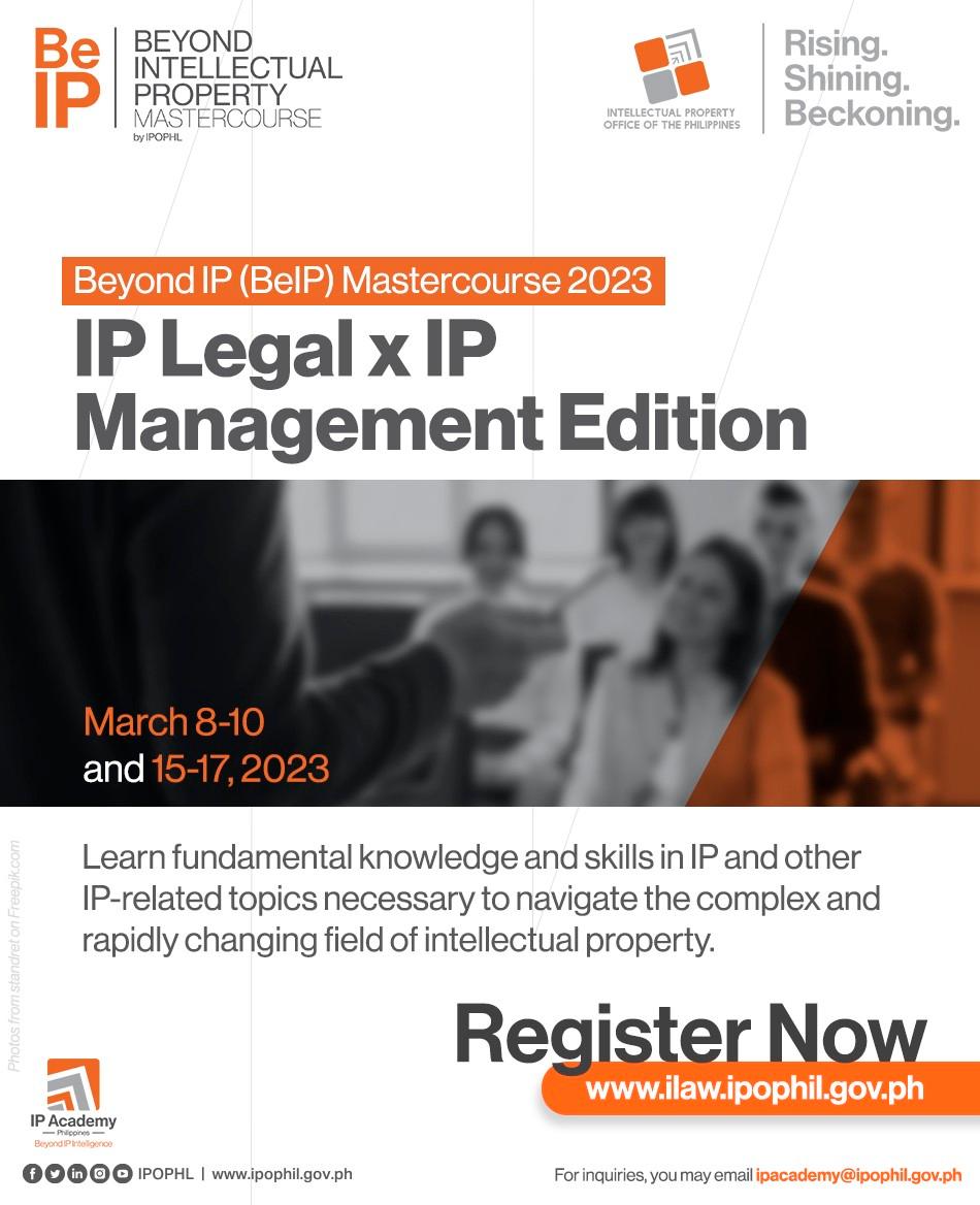 Beyond IP Mastercourse 2023: IP Legal x IP Management Edition