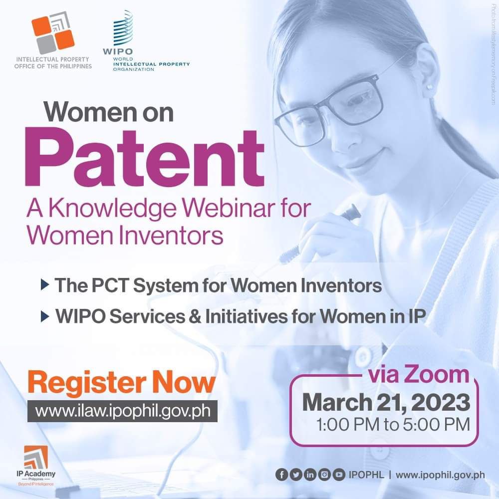 WIPO Webinar on Women in Innovation in the Philippines